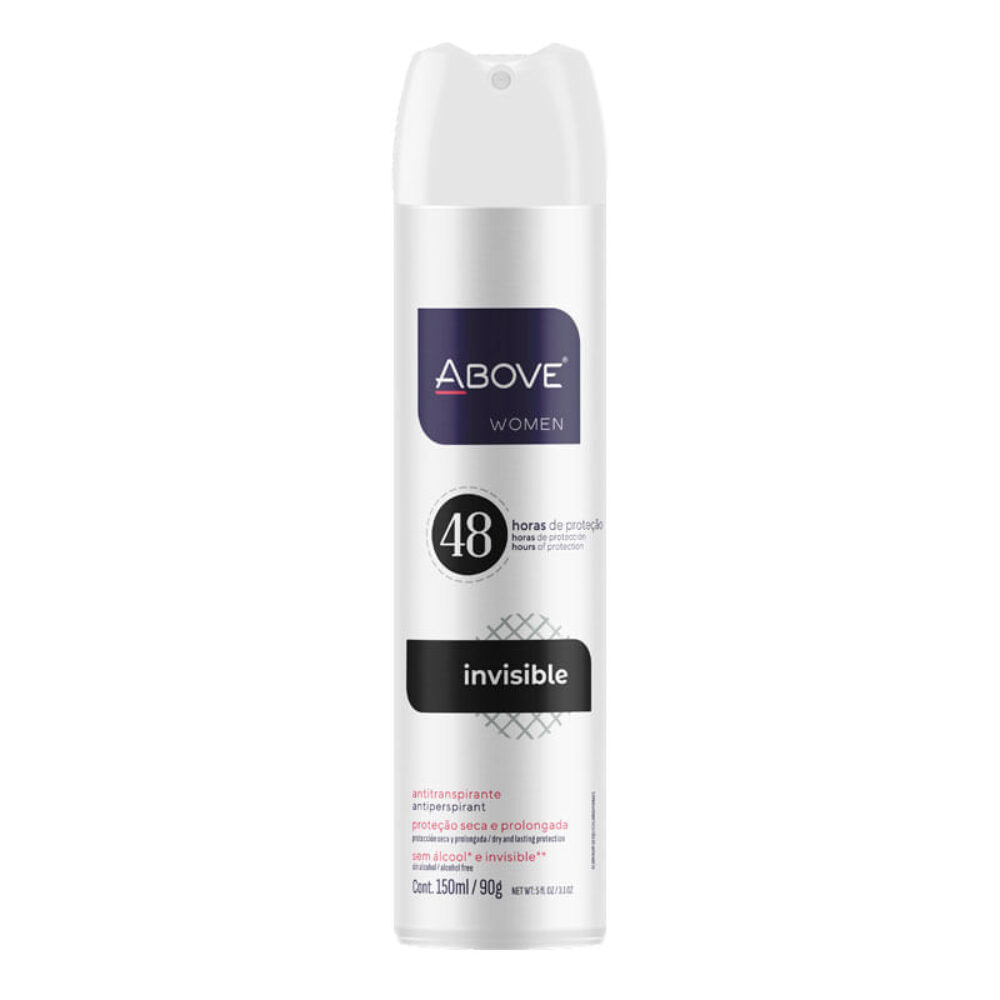 DESODORANTE ABOVE WOMEN INVISIBLE 48H 150ML