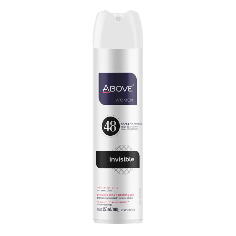 DESODORANTE ABOVE WOMEN INVISIBLE 48H 150ML