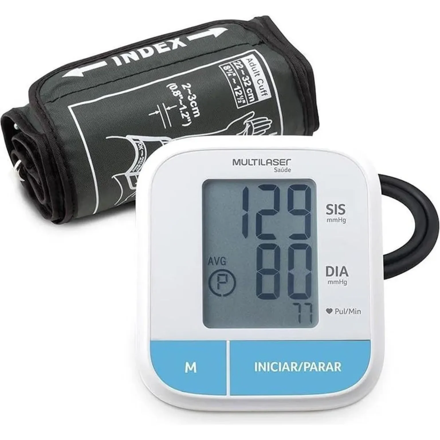 APARELHO DE PRESSÃO DIGITAL BRAÇO MULTILASER HC206