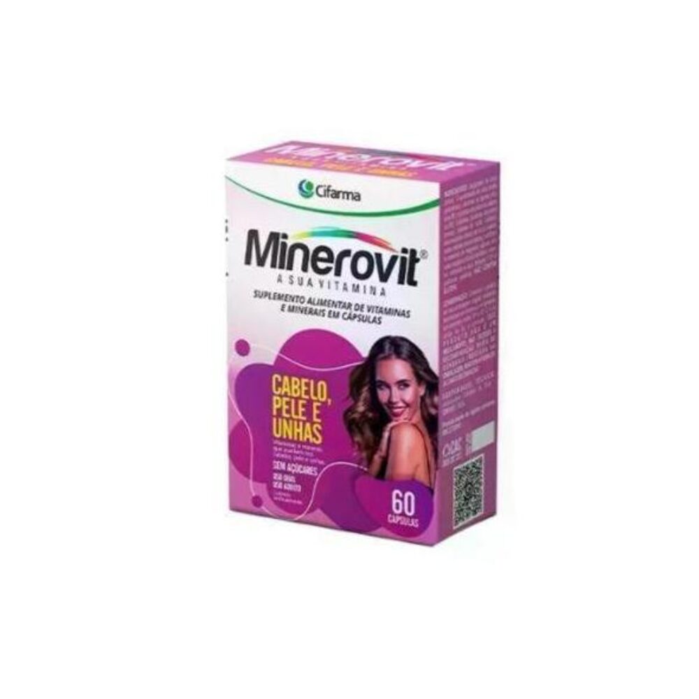 SUPL. MINEROVIT CABELO, PELE E UNHA 60 CAP. CIFARMA