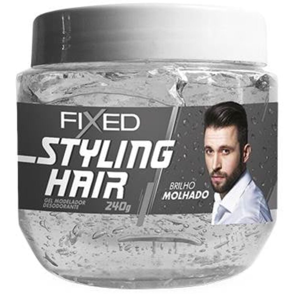 GEL MODELADOR P/ CABELO FIXED 240G INCOLOR