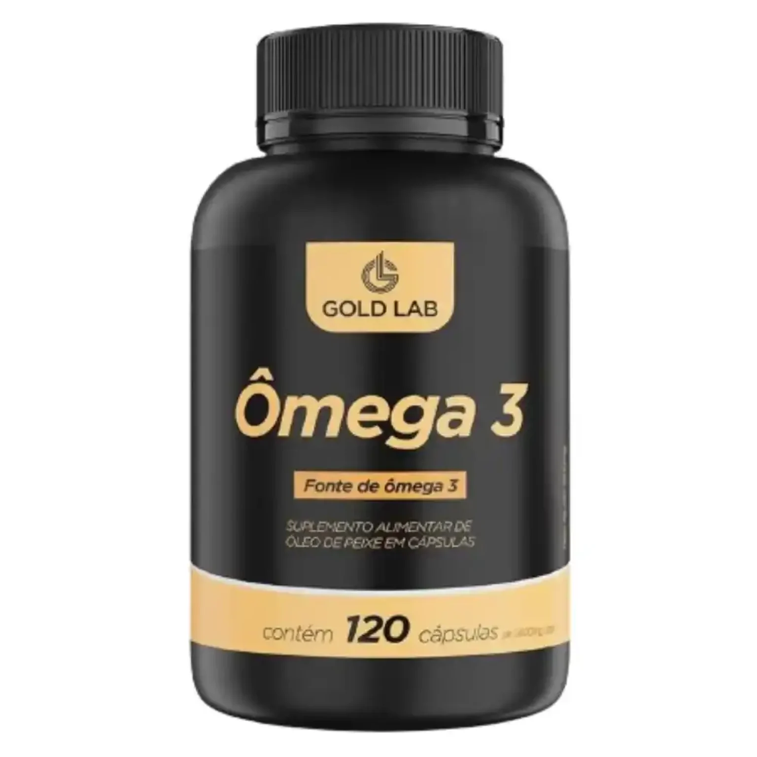 ÔMEGA 3 1000MG C/ 120 CAP. GOLD LAB