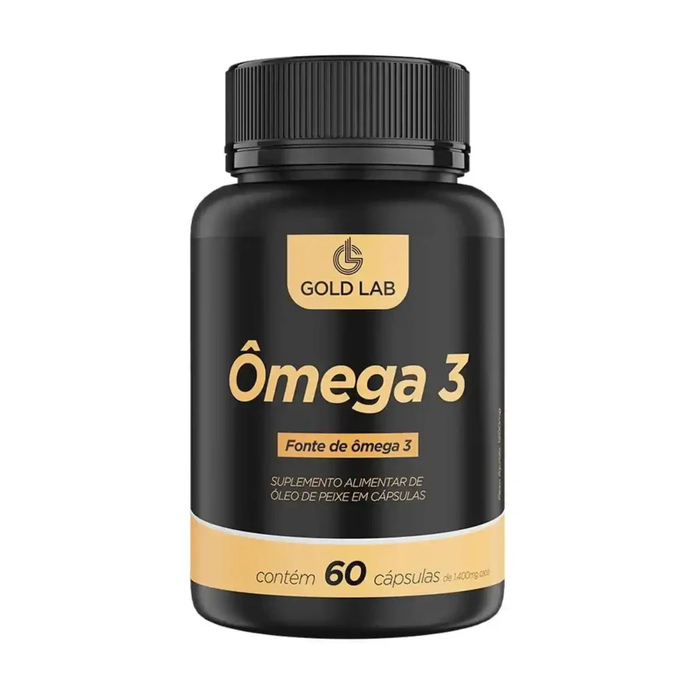 ÔMEGA 3 1000MG C/ 60 CAP. GOLD LAB