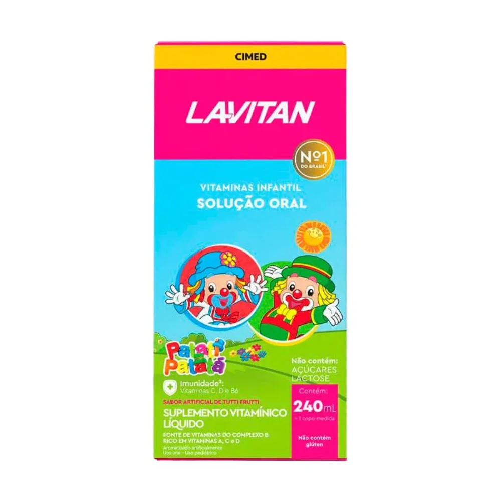SUPL. LAVITAN KIDS SABOR TUTTI FRUTTI 240ML PATATI PATATA CIMED