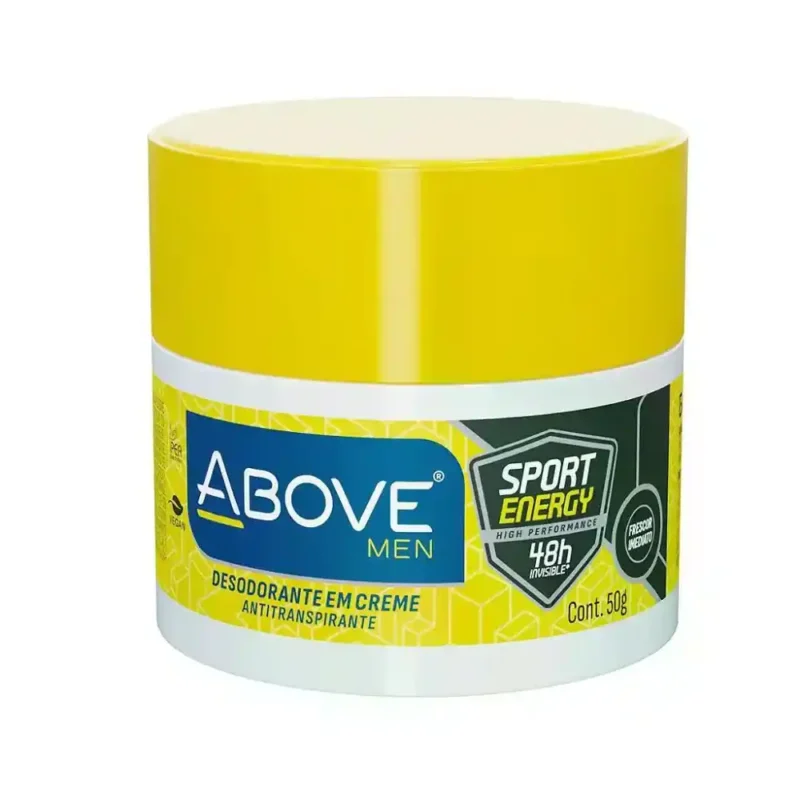 DESODORANTE ABOVE CREME MEN SPORT ENERGY 48H 50G