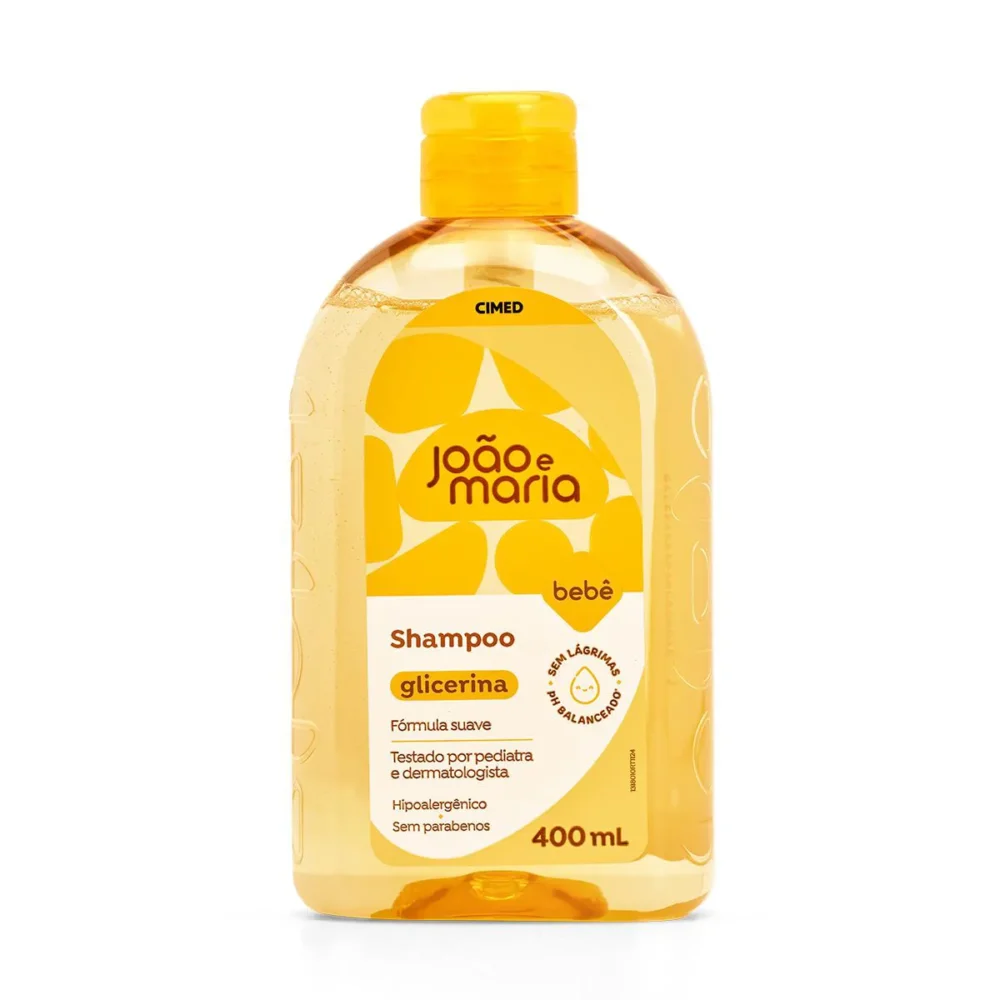 SHAMPOO GLICERINA BEBÊ JOÃO E MARIA 200ML CIMED