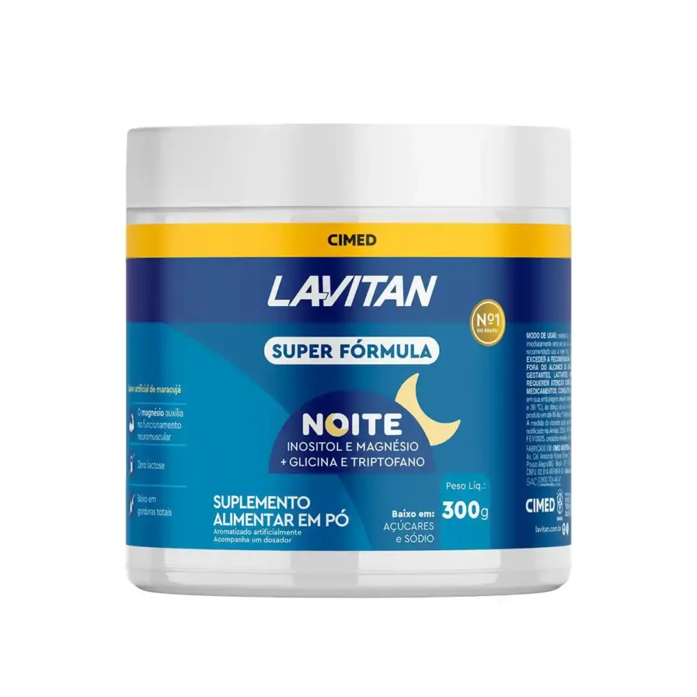 LAVITAN NOITE PÓ 300MG SABOR MARACUJÁ CIMED