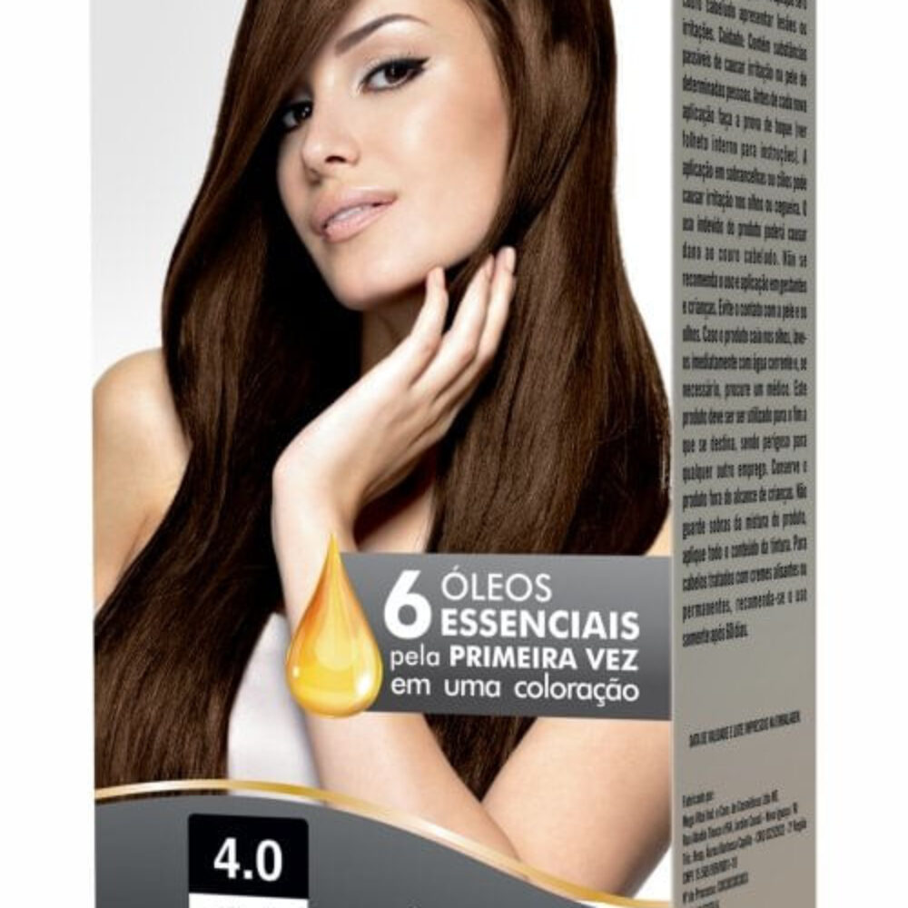 TINTA CABELO SUPER BONITA PROBELLE CASTANHO MÉDIO 4.0