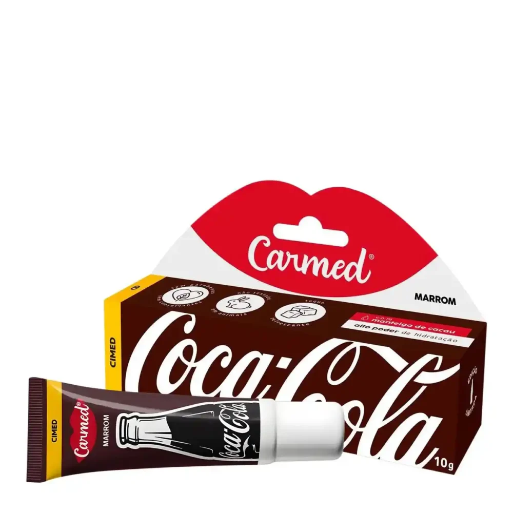 CARMED LABIAL 10G COCA COLA MARROM CIMED