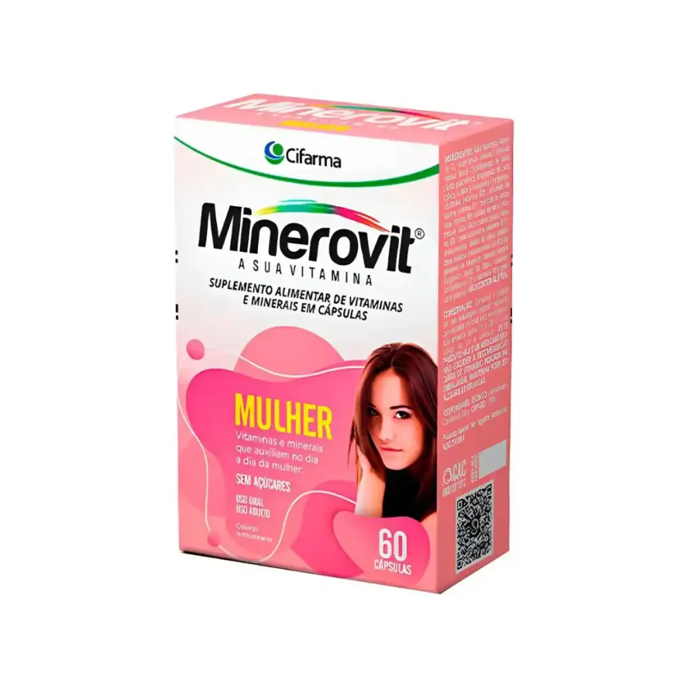 SUPL. MINEROVIT MULHER 60 CAP. CIFARMA