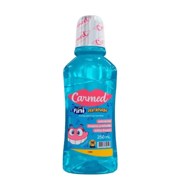 ENXAGUANTE BUCAL CARMED FINI DENTADURAS 500ML CIMED