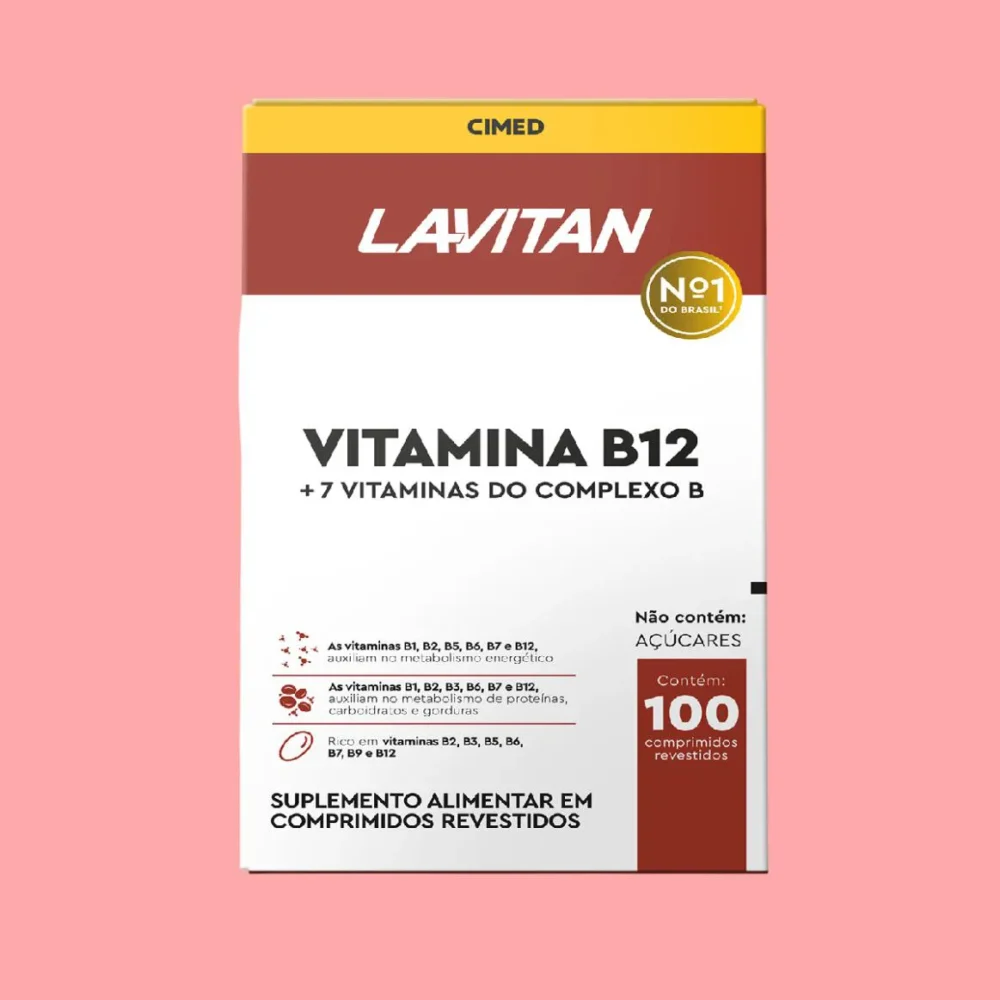 LAVITAN VITAMINA B12 C/ 100 COMPR. CIMED