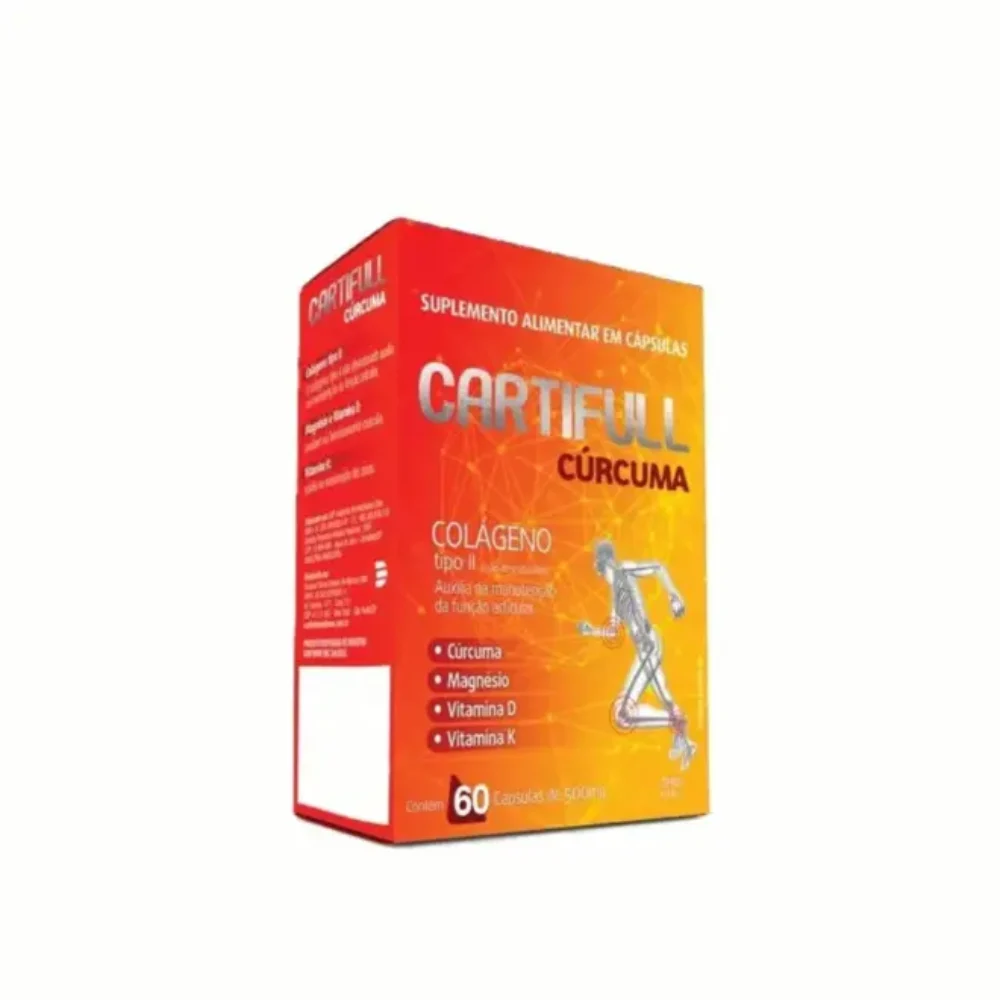 CARTIFULL CURCUMA COLAGENO TIPOII N/HIDROLISADO 500MG DOMINA
