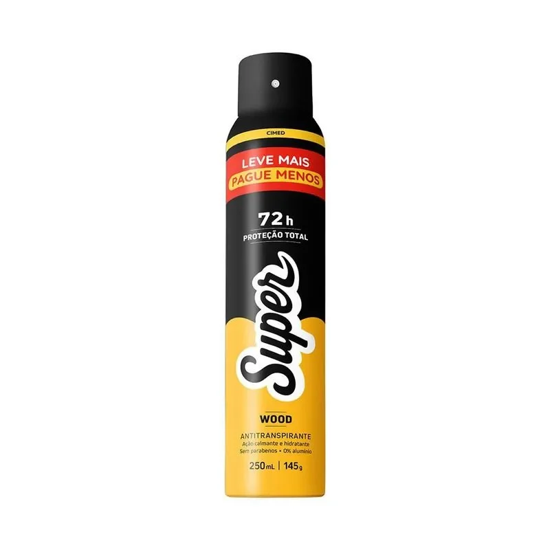 DESODORANTE SUPER WOOD 250ML CIMED