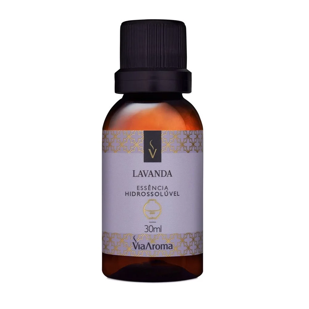 ESSÊNCIA HIDROSSOLÚVEL VIA AROMA 30ML LAVANDA