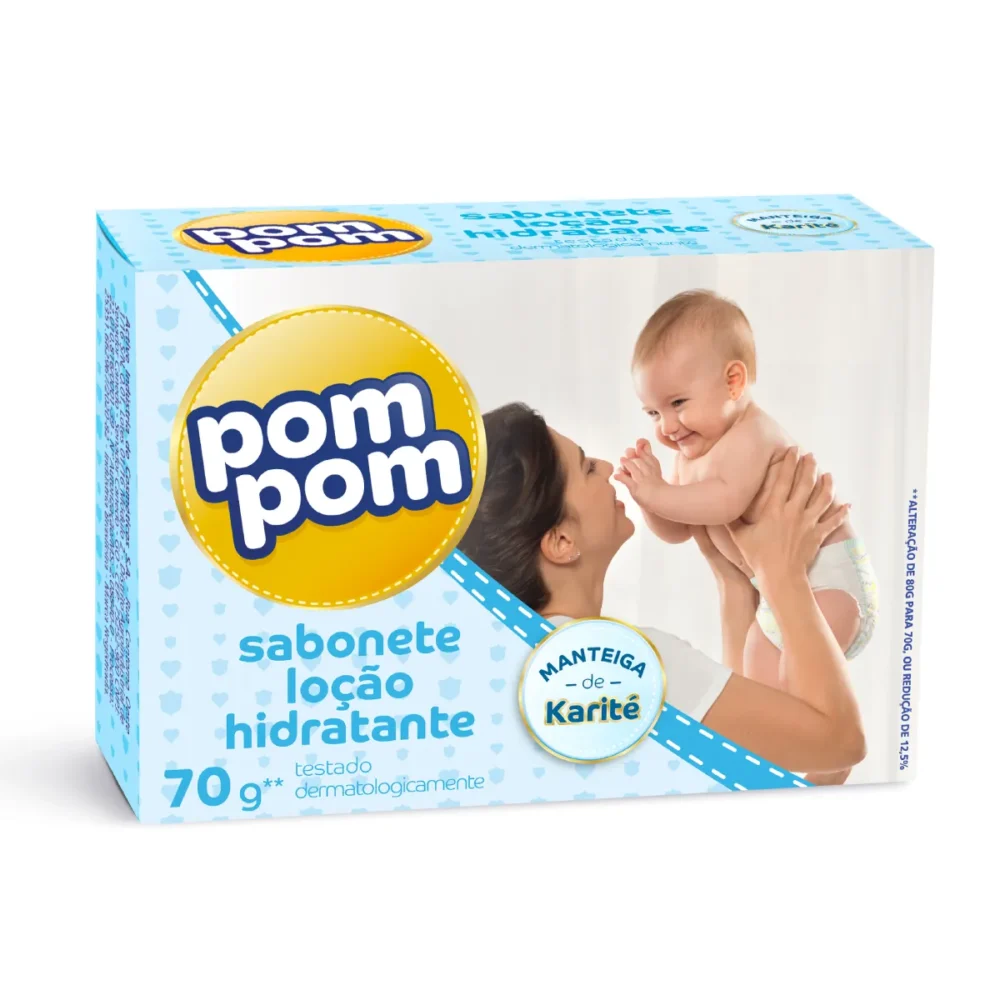 SABONETE INFANTIL POMPOM HIDRATANTE 70G