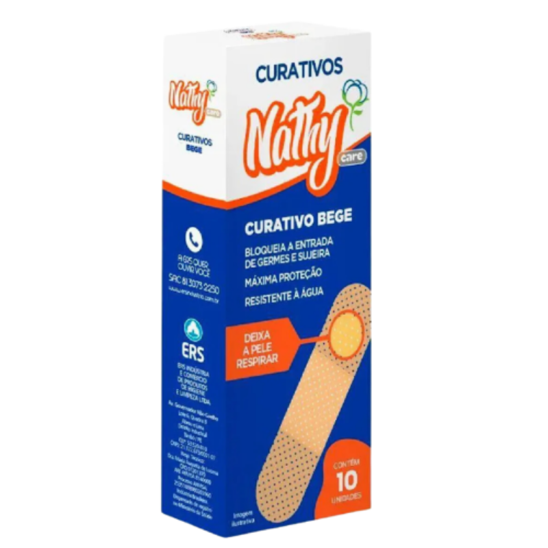 CURATIVO NATHY BEGE C/ 10 UNID.