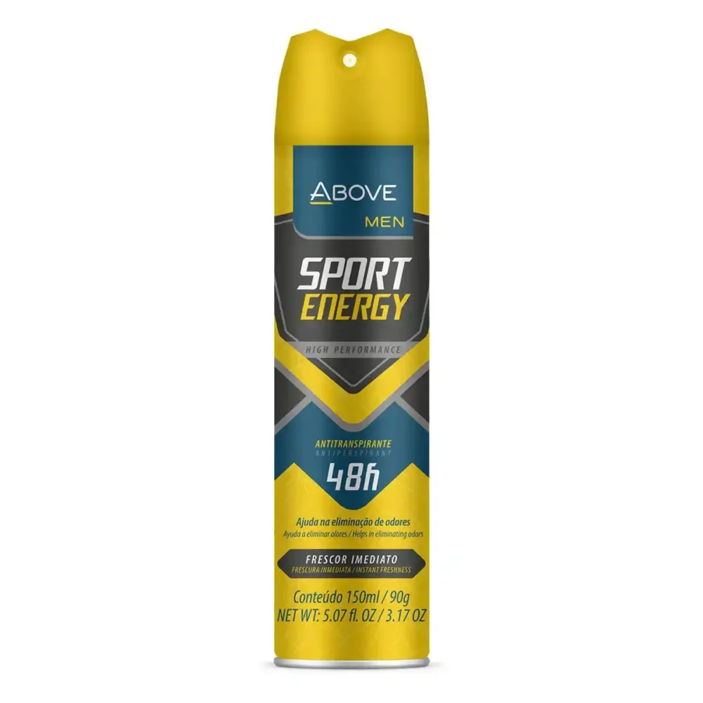 DESODORANTE ABOVE MEN SPORT ENERGY 48H 150ML