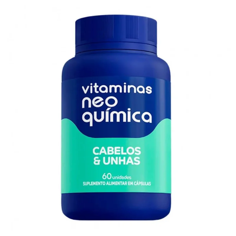 VITAMINA CABELOS E UNHAS C/ 60 CÁP. NEO QUÍMICA