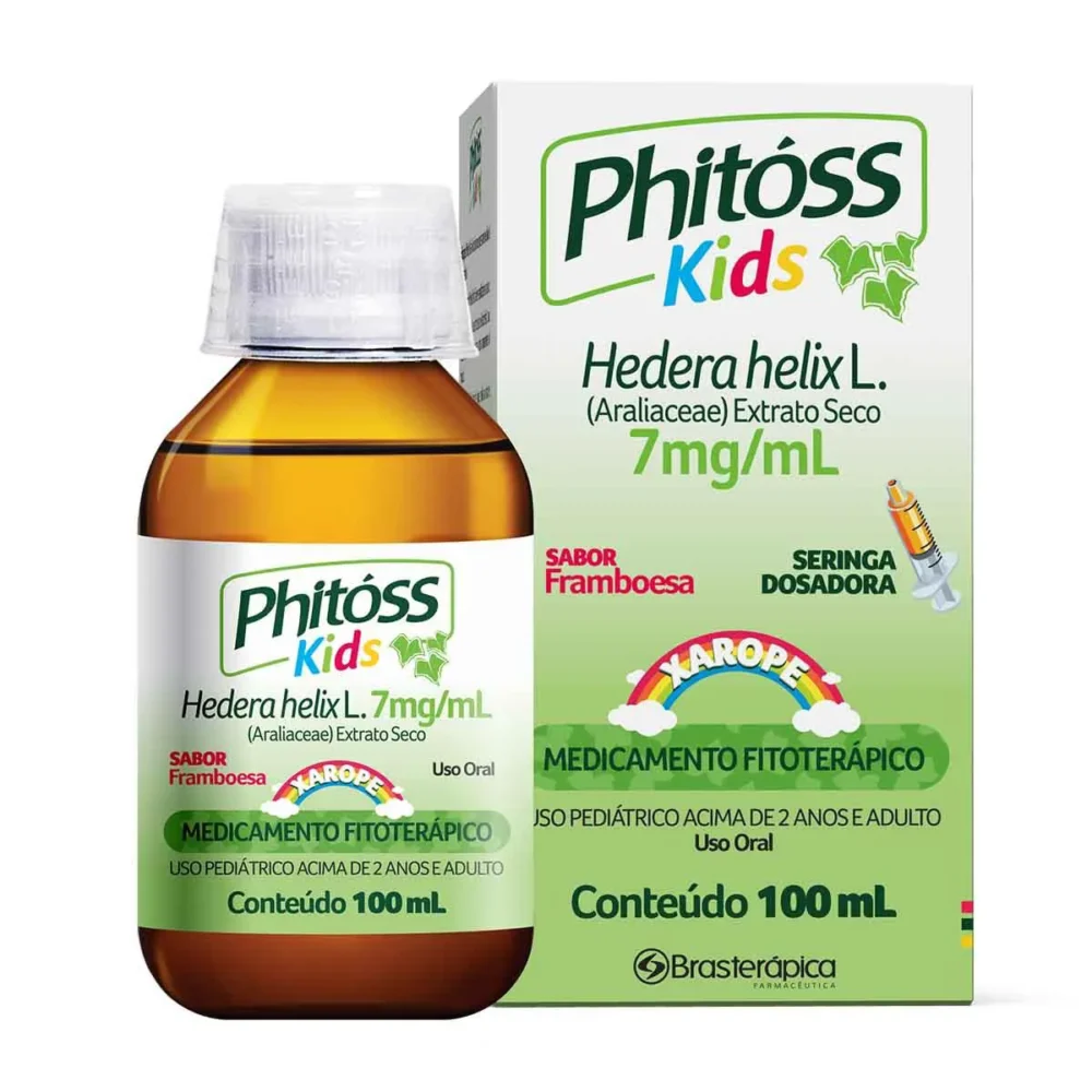 XAROPE EXPECTORANTE FRAMBOESA PHITPOSS KIDS HEDERA HELIX L. 7MG/ML 100ML