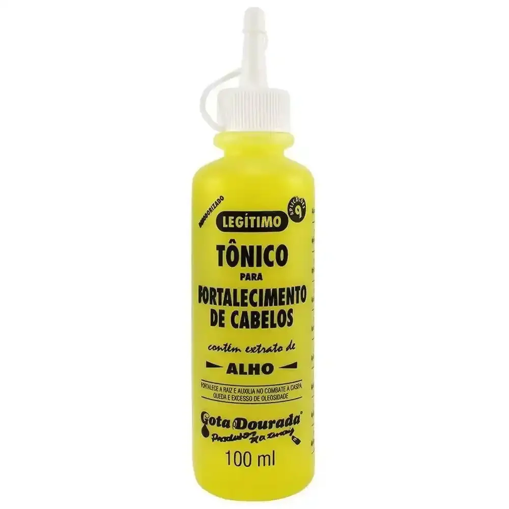 TÔNICO FORTALECIMENTO DE CABELOS 100ML GOTA DOURADA
