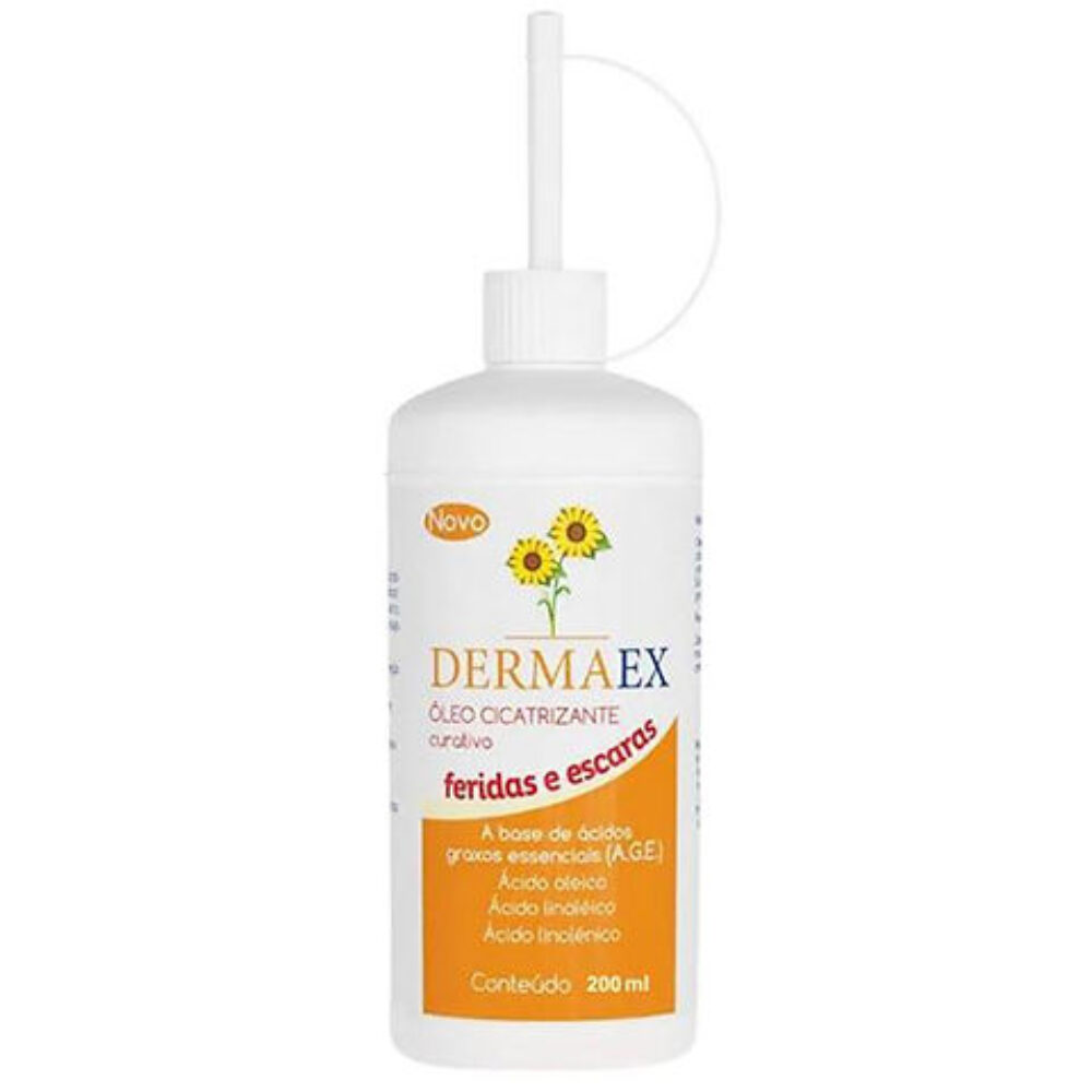 ÓLEO CICATRIZANTE CURATIVO ALMOTOLIA 200ML DERMAEX