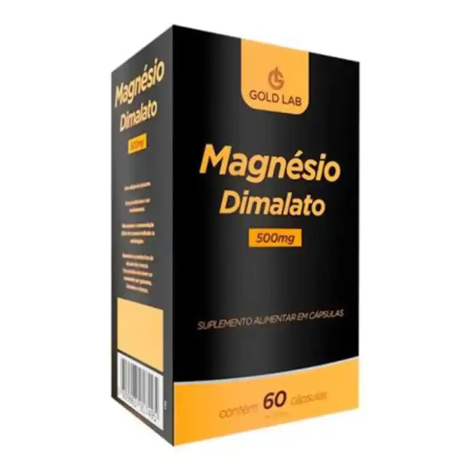 MAGNÉSIO DIMALATO 500MG GOLD LAB
