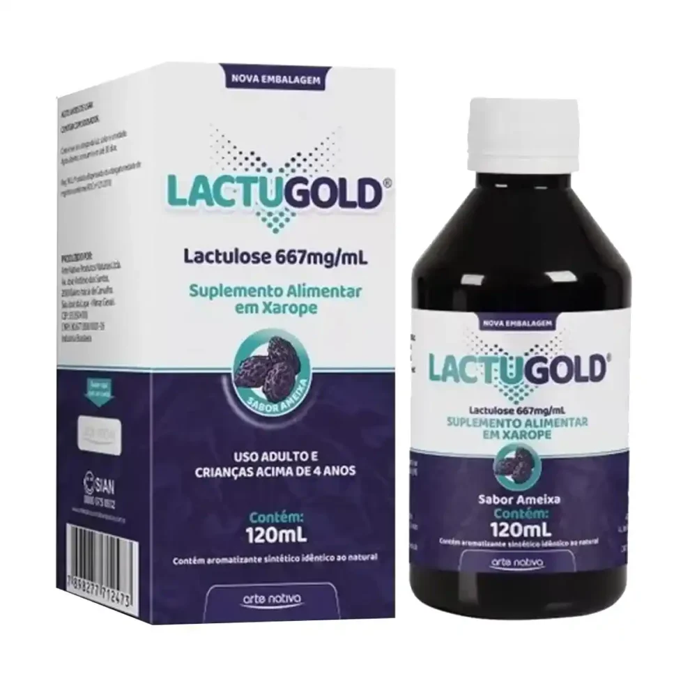 LACTUGOLD LACTULOSE 667MG/ML 120ML ARTE NATIVA