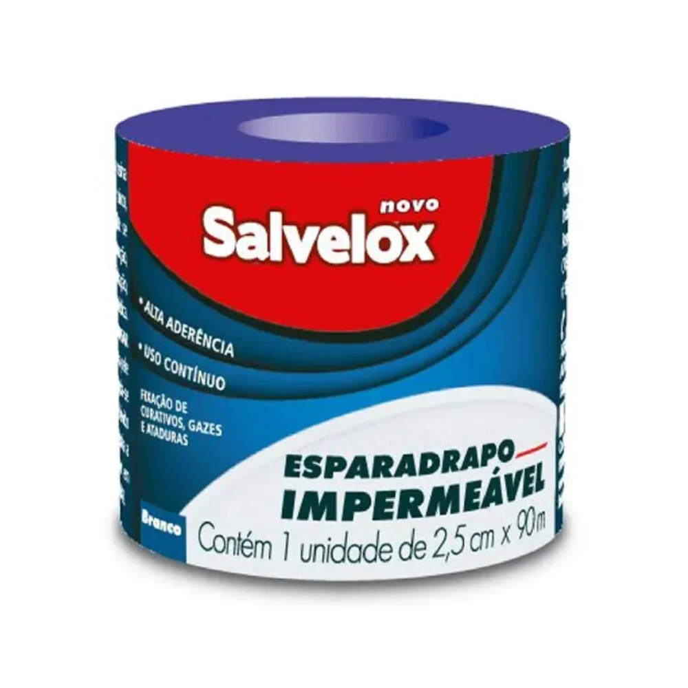 ESPARADRAPO SALVELOX IMPERMEÁVEL 2,5 x 90