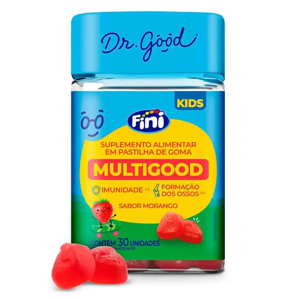 MULTIGOOD GOMA MORANGO FINI DR. GOOD 60UN