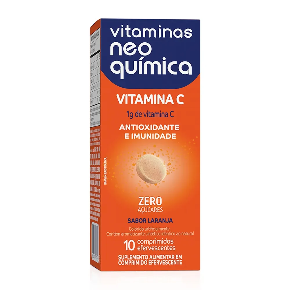 VITAMINA C C/ 10 COMPR. EFERVESCENTE NEO QUÍMICA
