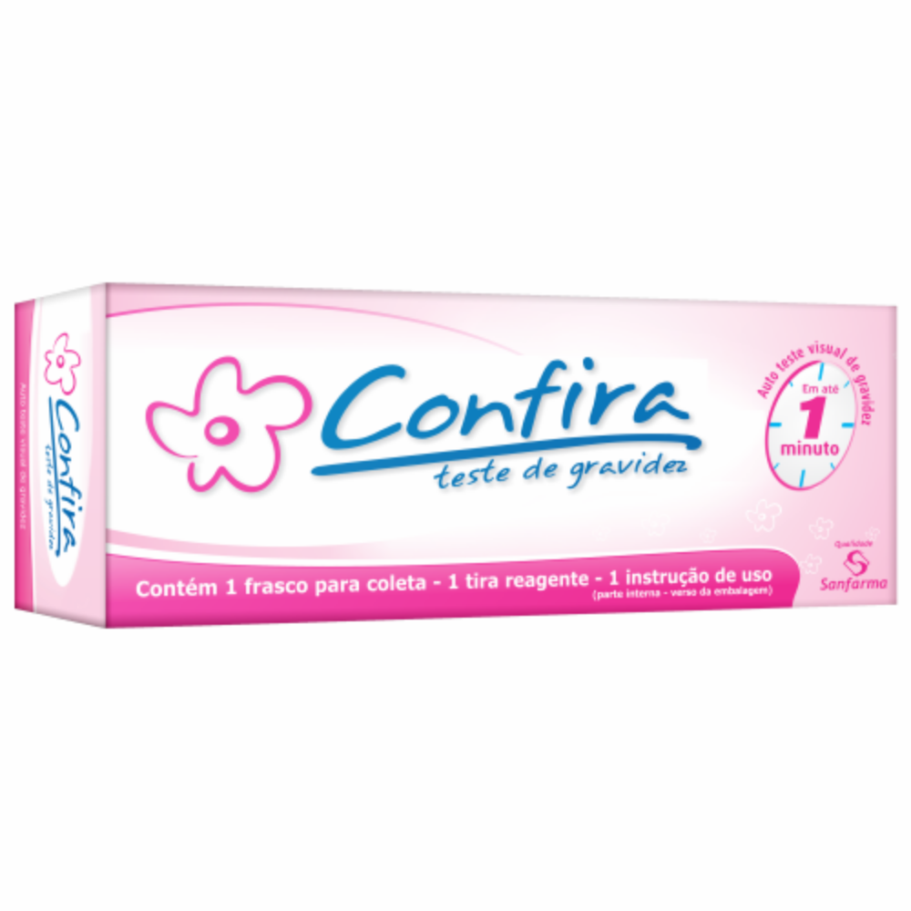 TESTE GRAVIDEZ CONFIRA TIRA C/ 1
