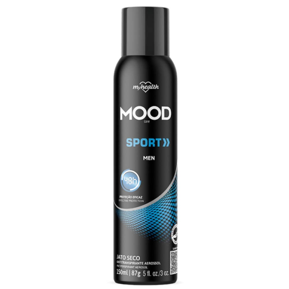 DESODORANTE MYHEALTH MOOD AERO CARE SPORT MEN 150ML