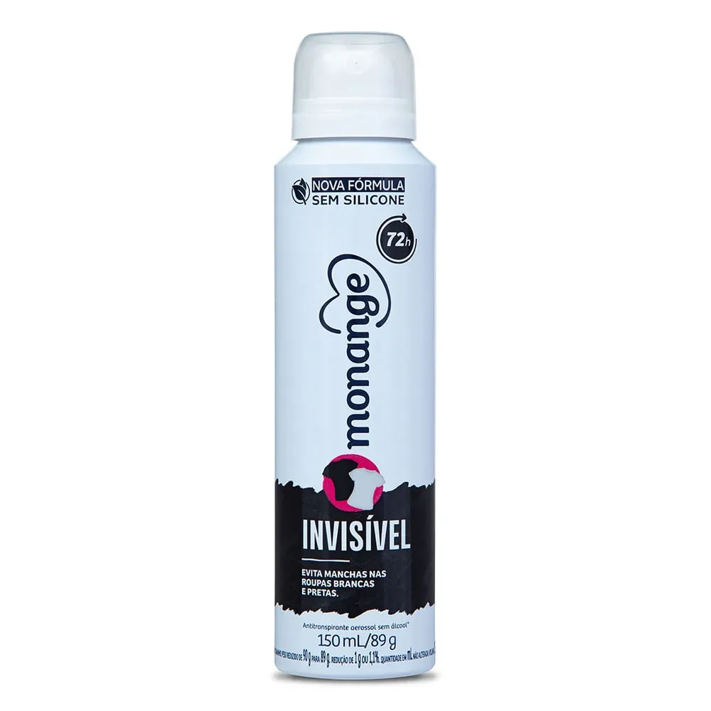 DESODORANTE MONANGE AERO INVISÍVEL 150ML
