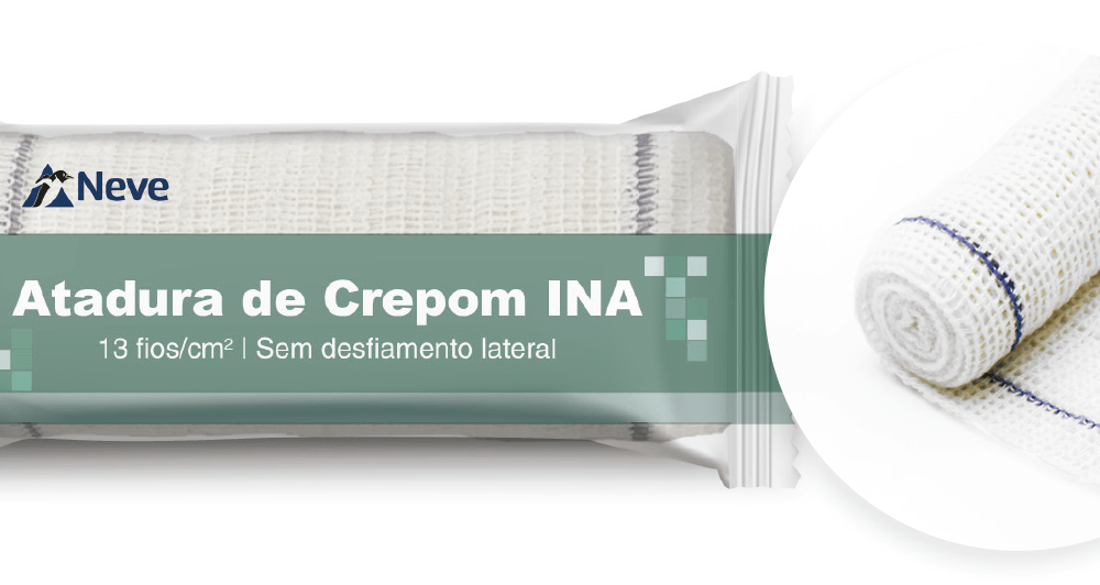 ATADURA CREPE NEVE 8CM 1,8M