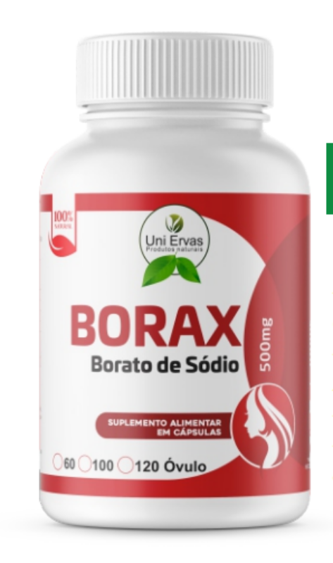 SUPL. NATURAL BORAX 500MG 60 CAP. UNI ERVAS
