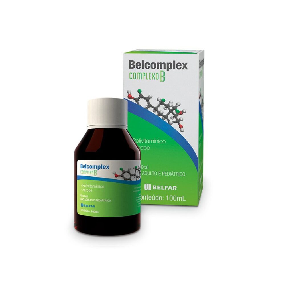 POLIVITAMÍNICO XAROPE BELCOMPLEX COMPLEXO B 100ML BELFAR