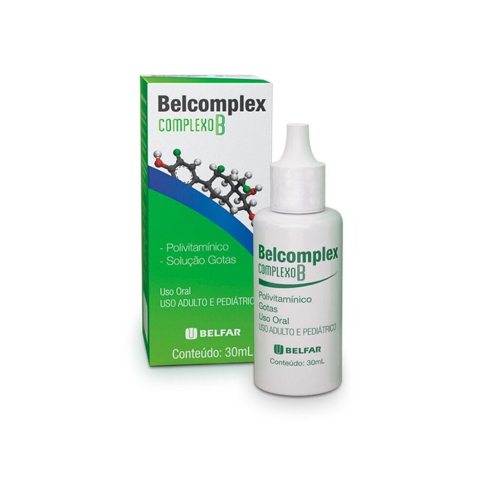 POLIVITAMÍNICO GOTAS BELCOMPLEX COMPLEXO B 30ML BELFAR