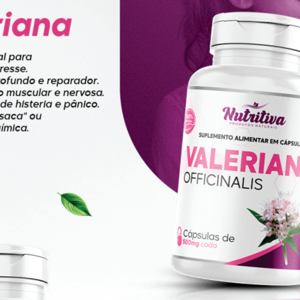 VALERIANA OFFICINALIS 500MG C/  60 CAP. NUTRITIVA