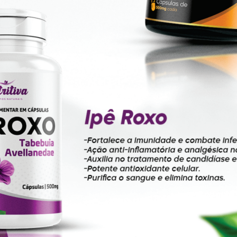IPÊ ROXO 500MG C/  100 CAP. NUTRITIVA