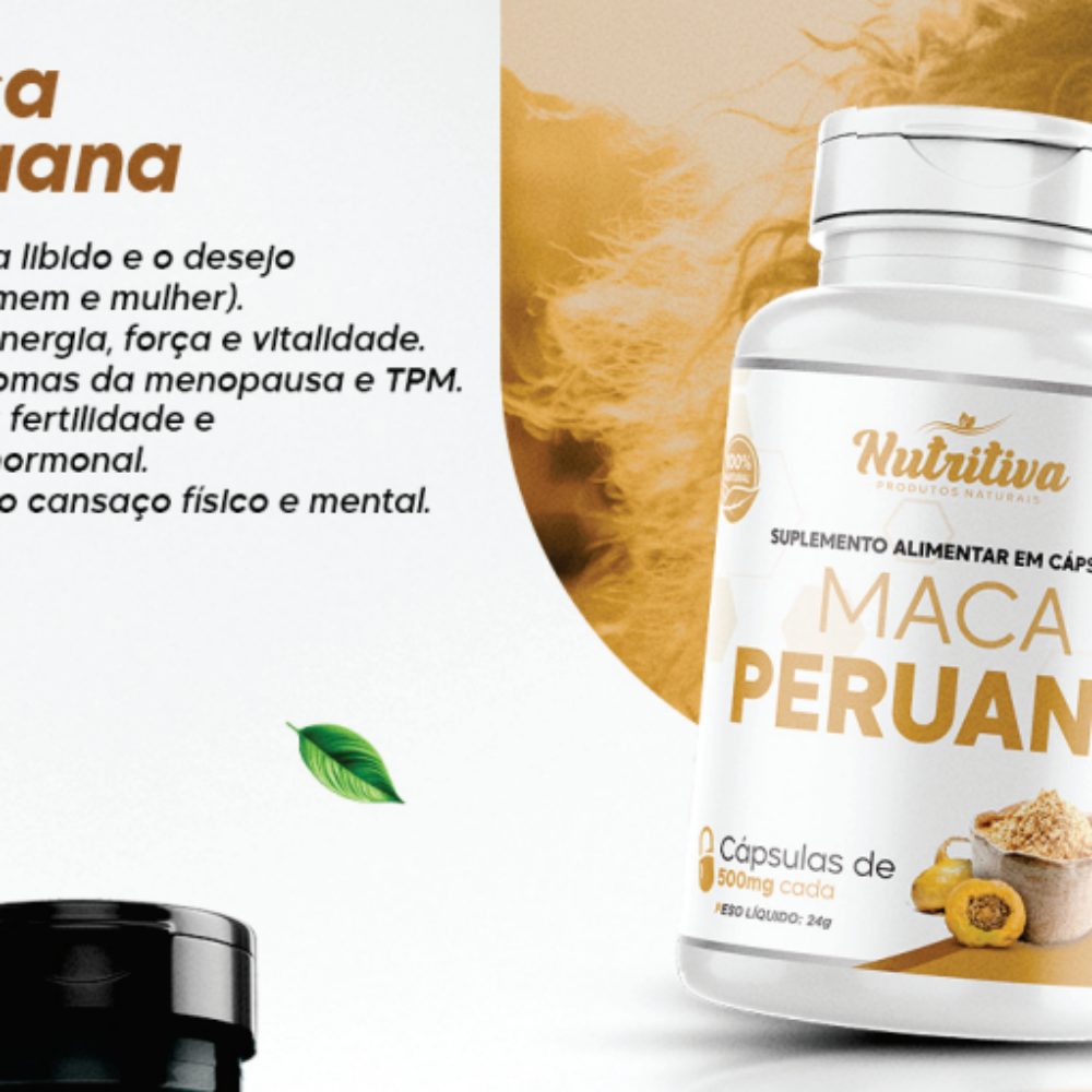 MAÇA PERUANA 500MG C/  60 CAP. NUTRITIVA