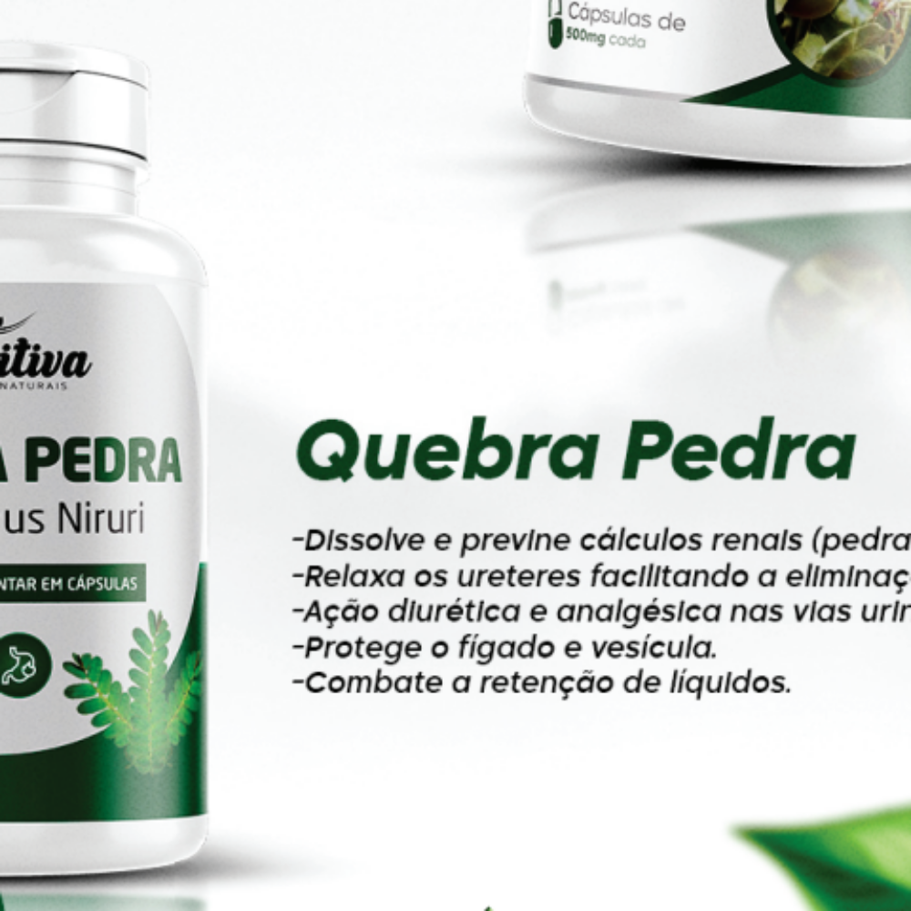 QUEBRA PEDRA 500MG C/  100 CAP. NUTRITIVA