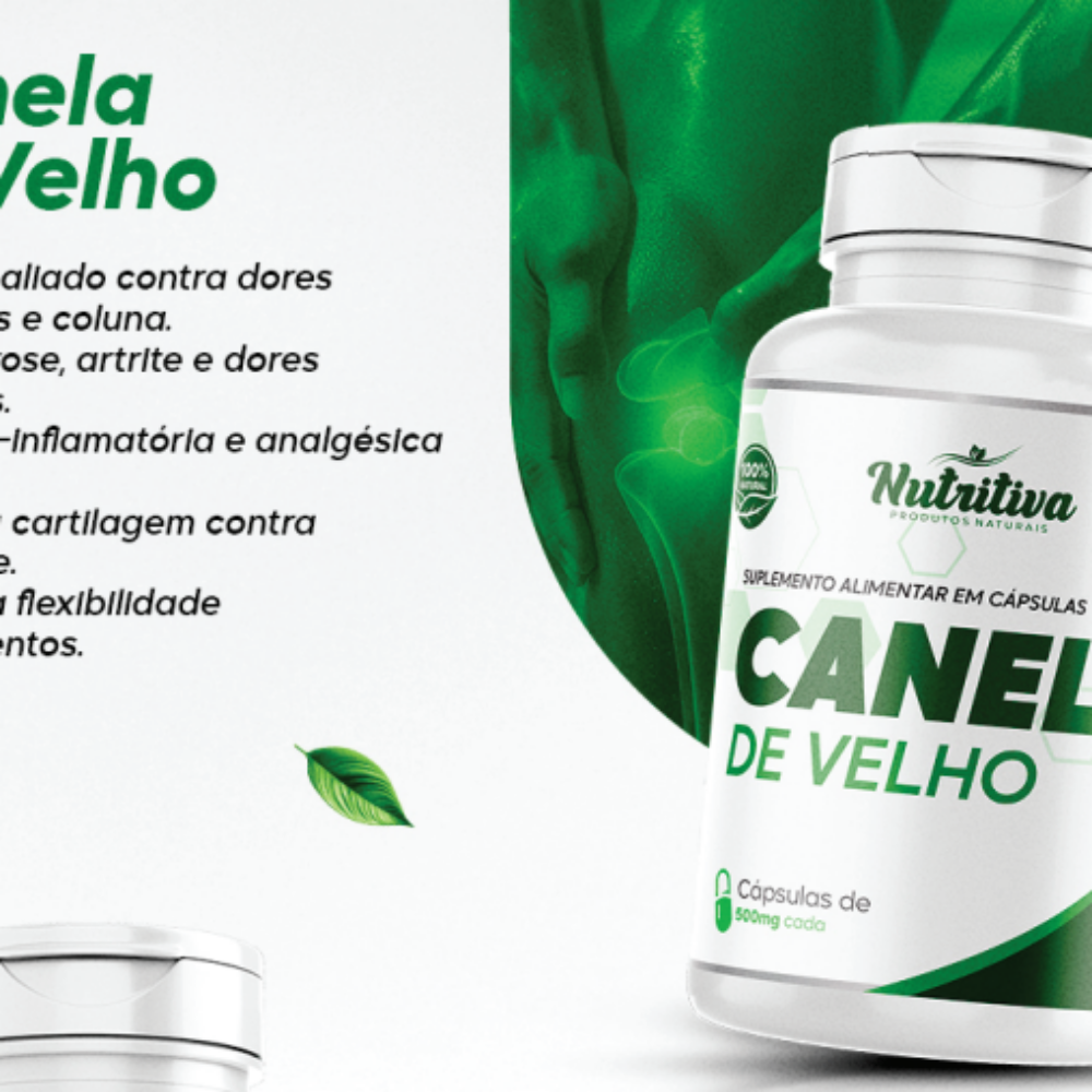 CANELA DE VELHO COM SUCUPIRA 500MG C/  60 CAP. NUTRITIVA