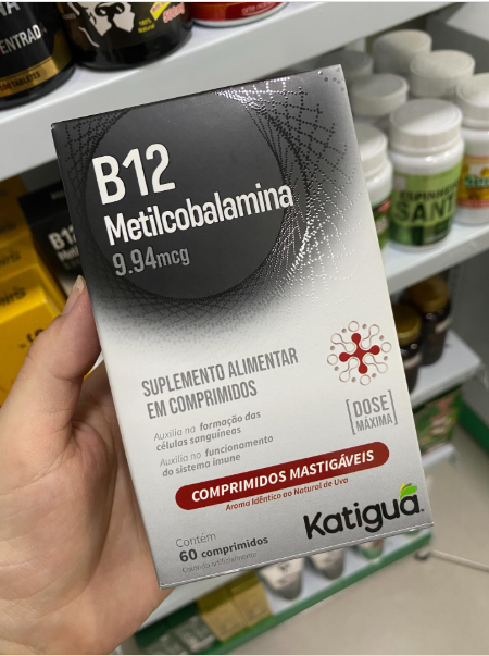 B12 MASTIGAVEL METILCOBALAMINA DOSE MAXIMA 60 COMP. KATIGUA