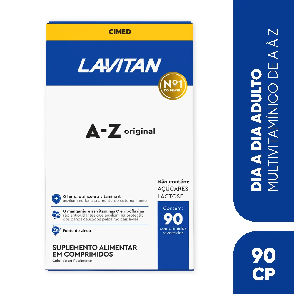 SUPL. LAVITAN A-Z ORIGINAL 90 COMPR. CIMED