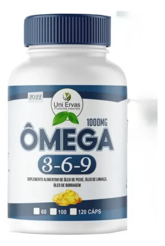 SUPL. NATURAL ÔMEGA 3, 6 E 9 1000MG 60 CAP. UNI ERVAS