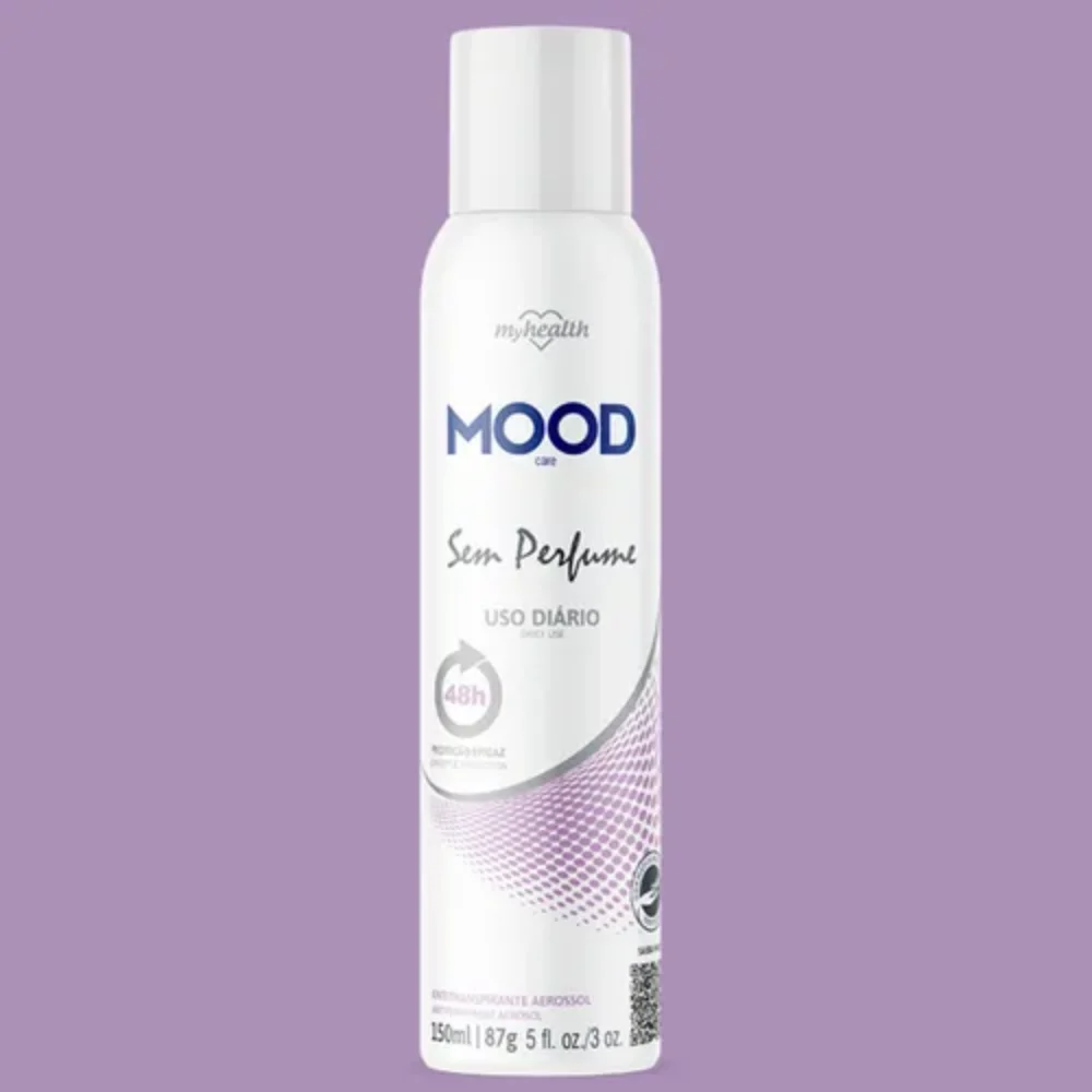 DESODORANTE MYHEALTH MOOD AERO CARE S/ PERFUME 150ML