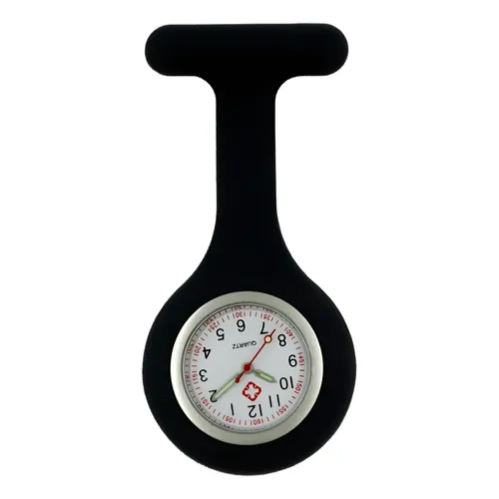 RELÓGIO LAPELA ENFERMAGEM ORTHO PAUHER PRETO