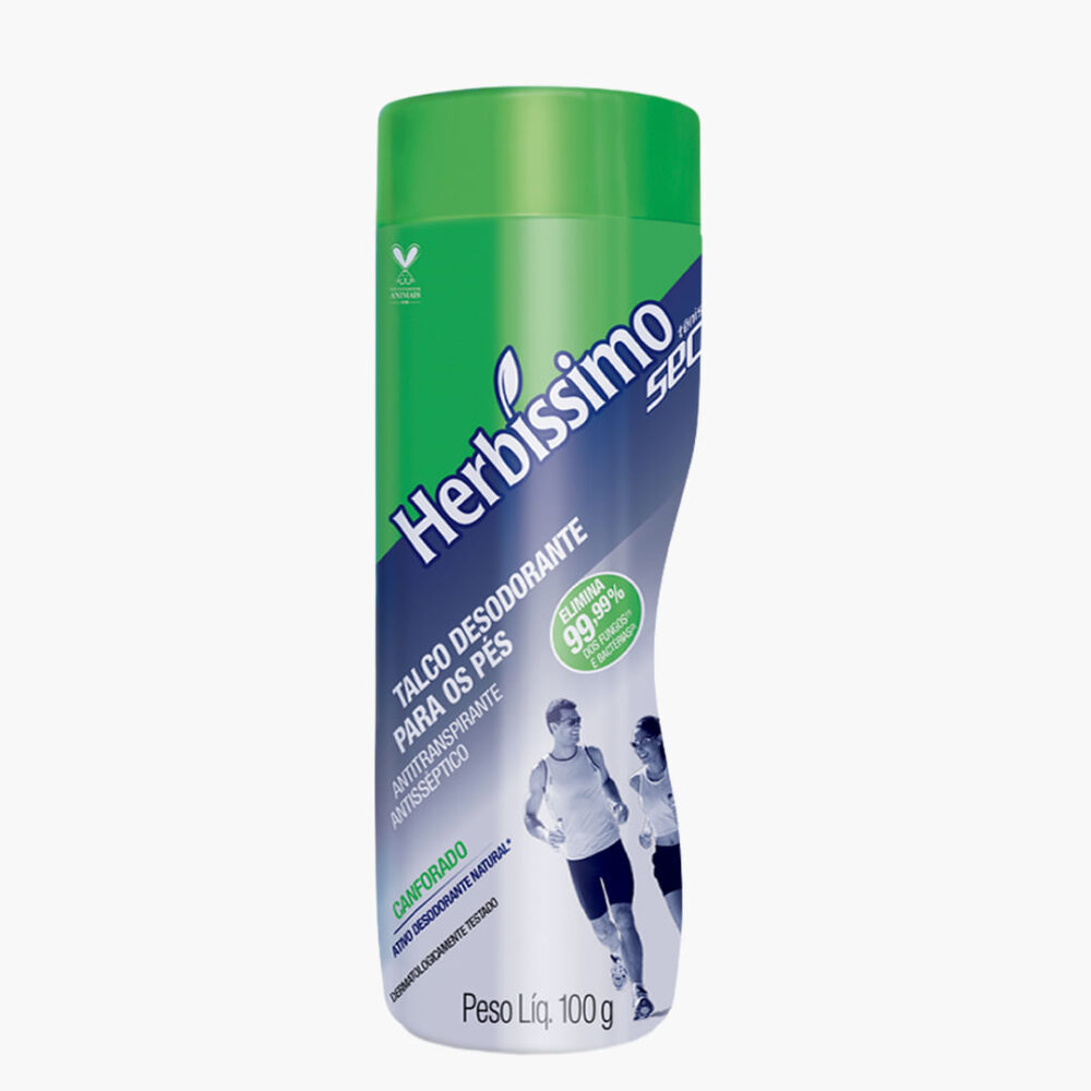 TALCO DES. PARA OS PÉS HERBÍSSIMO CANFORADO 100G