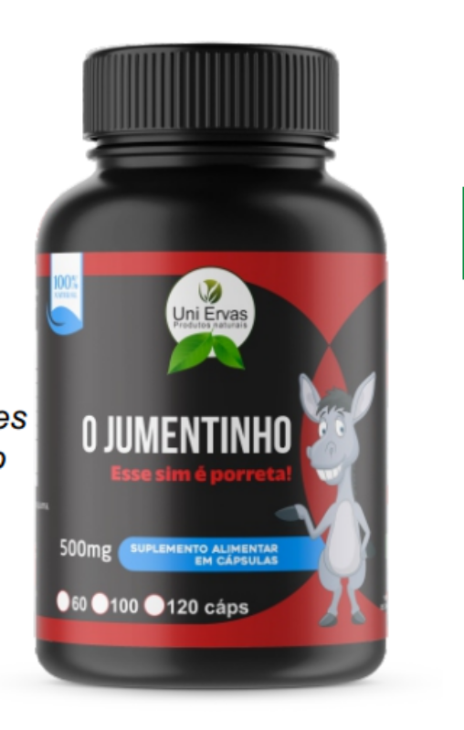 SUPL. NATURAL O JUMENTINHO 500MG 60 CAP. UNI ERVAS